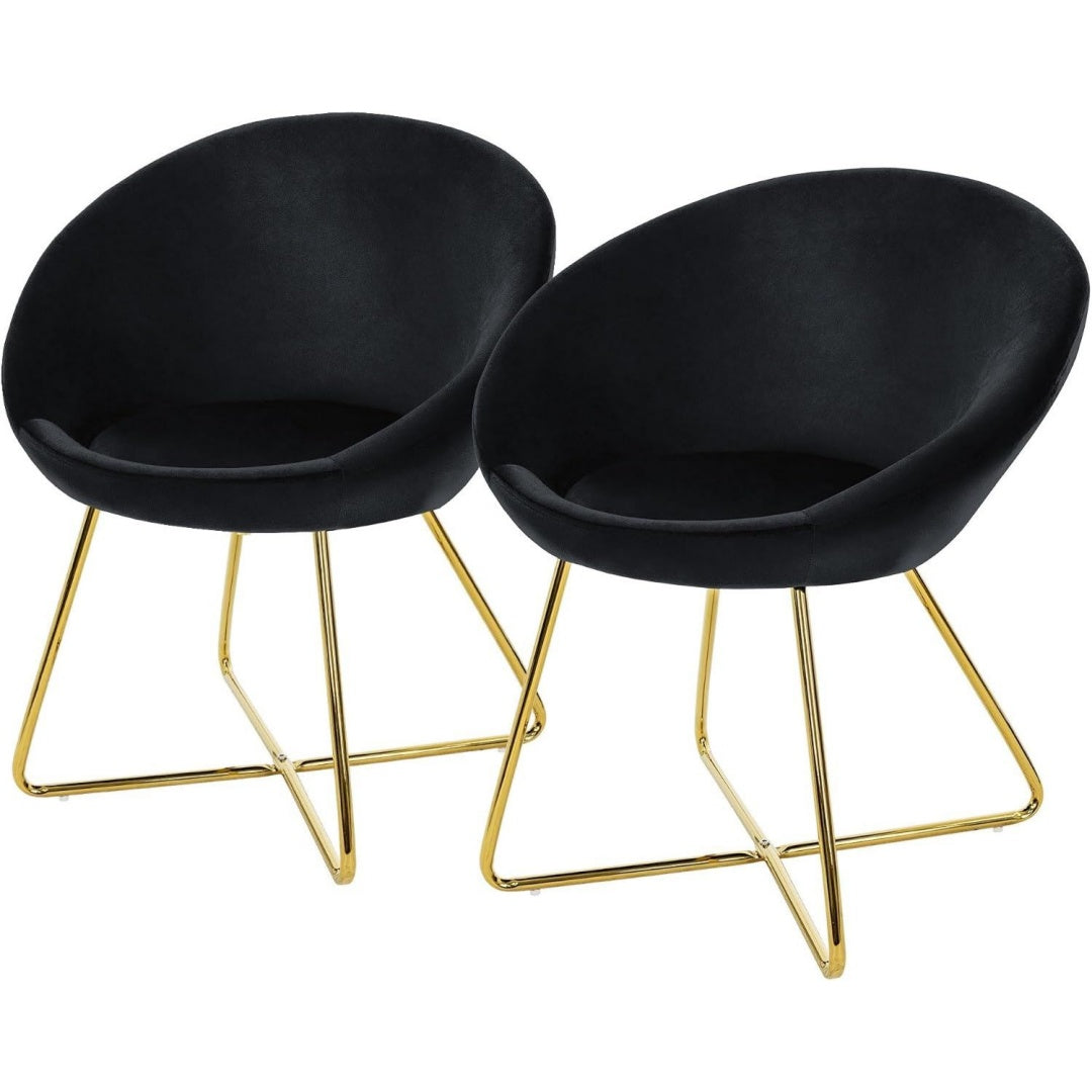 Seduta lounge nero con braccioli rivestimento in velluto