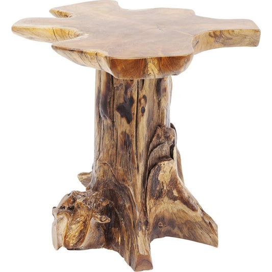in legno massello tavolino laterale