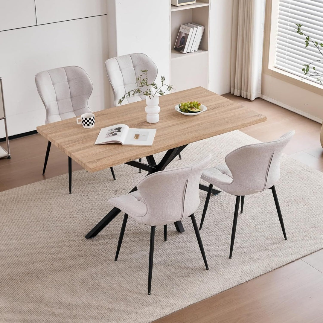 Mobile funzionale beige regolabile struttura in metallo