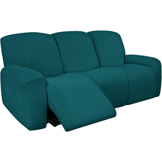 Divano da soggiorno Copripoltrona Relax Elasticizzato Posti, Jacquard verde