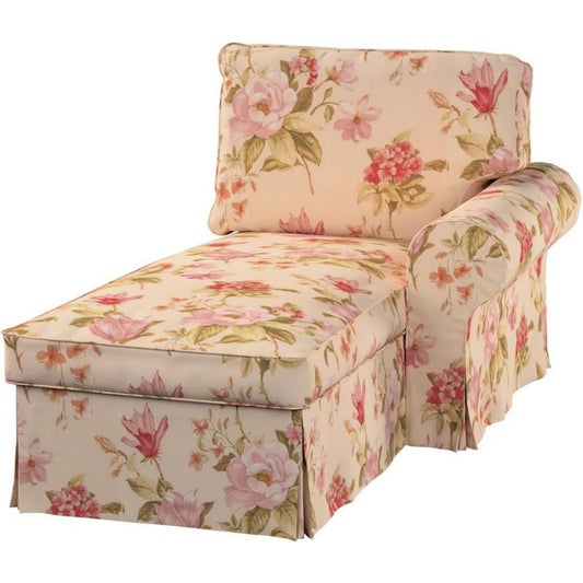 Divano confortevole Dekoria Custodia sostitutiva chaise longue crema