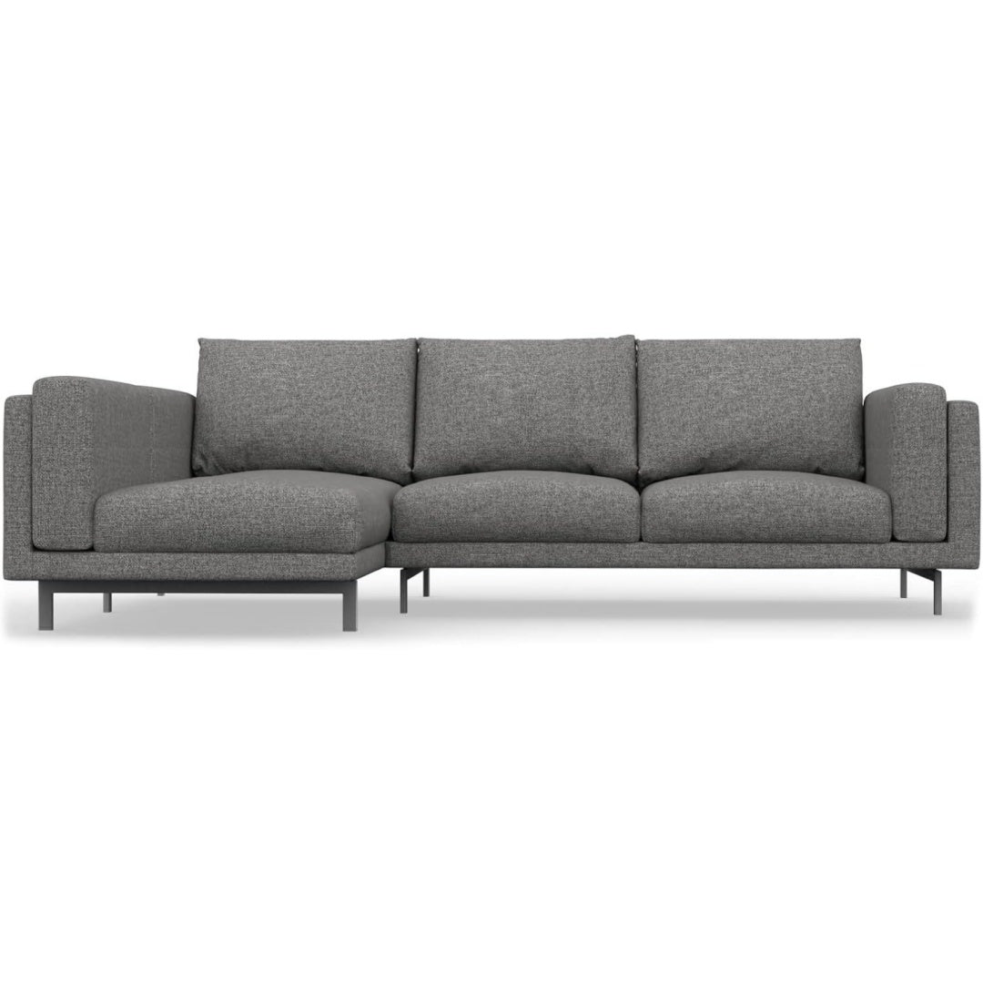 Divano confortevole comfortly NOCKEBY Copridivano posti chaise nero