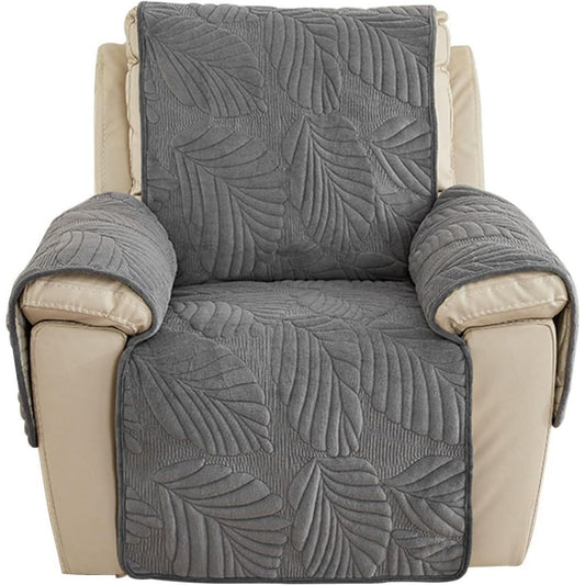 Poltrona confortevole regolabile reclinabile grigio scuro