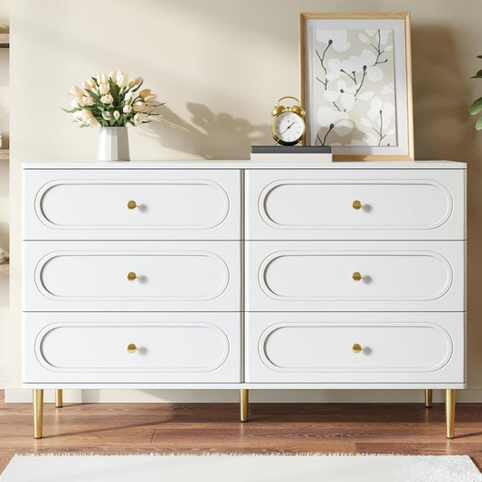 Madia contenitore in MDF struttura in metallo bianco