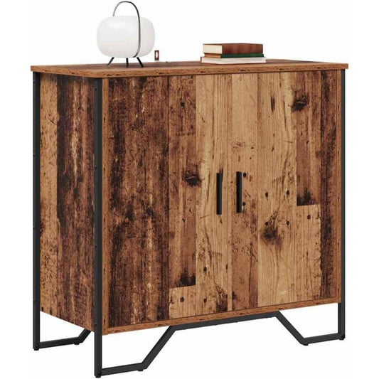 Credenza da soggiorno regolabile nero